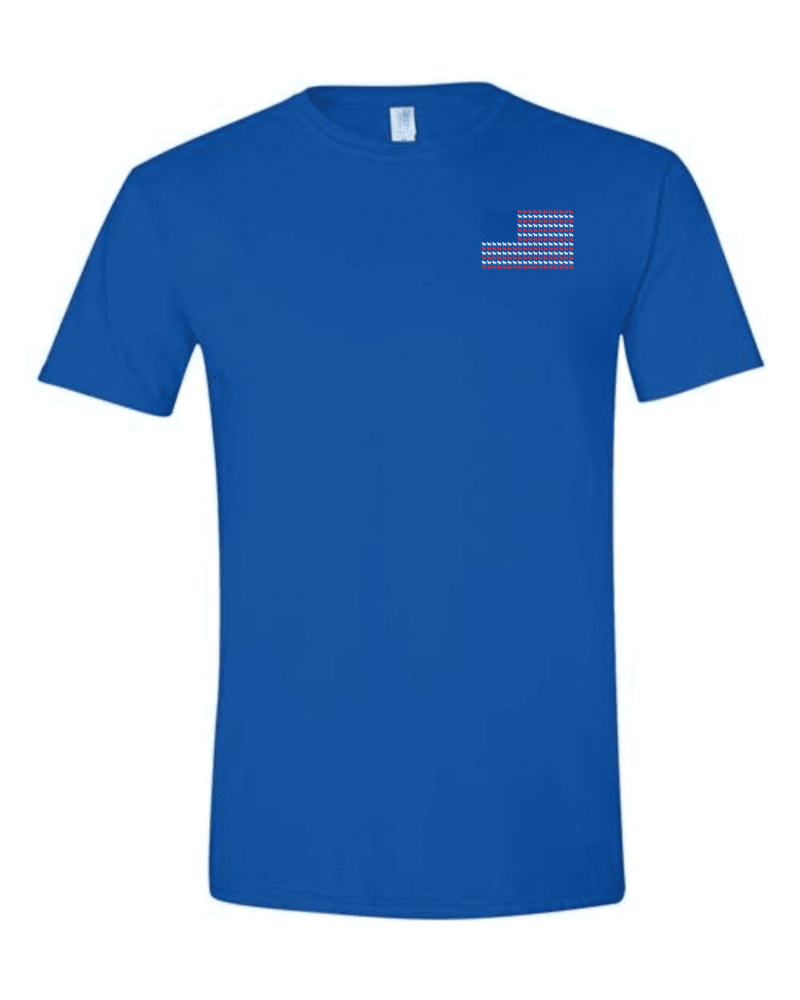 Cockapoo American Flag Silhouette