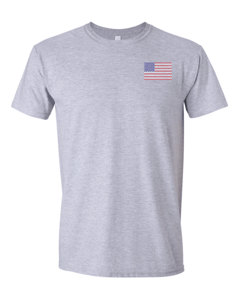 Jack Russell American Flag Silhouette