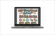 DTF Gang Sheet 12″ X 4"